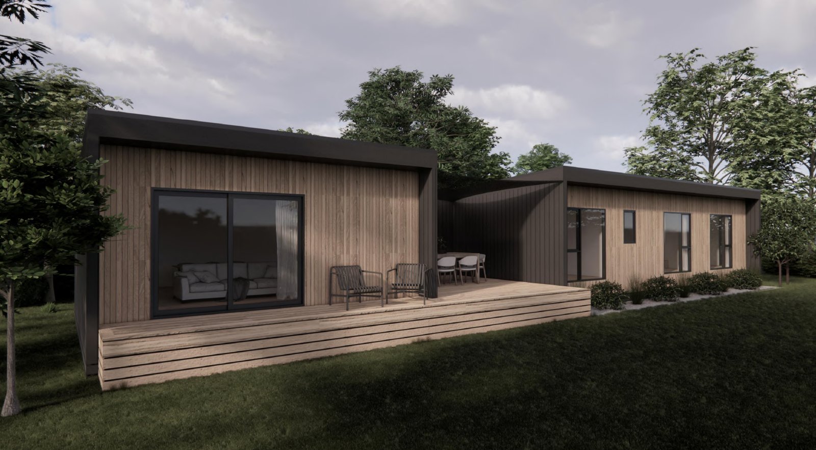 3 Bedroom — 95m² perspective 2